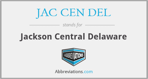 What is the abbreviation for jackson central delaware?